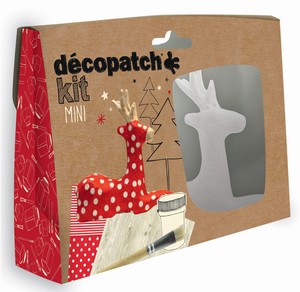 Decopatch pakket Mini KIT018C Rendier ca.12cm