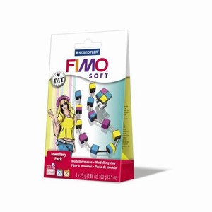 Fimo soft DIY sieraden set 8025-06 Cubes