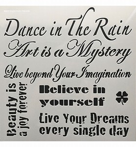 Stencil 12inch Dance in the Rain Powertex 0508