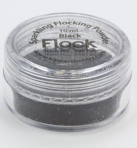 Flocking Powder Flock 390190 Sparkling Black