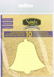Sandy Art dubbelzijdig motief 1.0121 Kerstklok 7x6,5cm