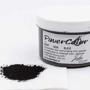 Pavercolor pigmentpoeder CLOR017 Zwart (grootverpakking)
