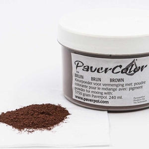 Pavercolor pigmentpoeder CLOR012A Bruin (grootverpakking)