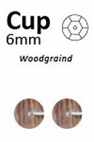 Pailletten 501 Beige wood facon 6mm