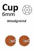 Pailletten 505 Houtnerf wood facon 6mm