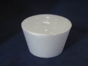 Styropor Cupcake boven 7cm, onder 5cm