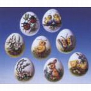 Gietvorm HobbyFun 2003012 3D eieren met motief