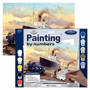 R&L Painting by numbers PAL22-3T The Queen Departs