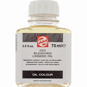 Talens  025 Bleached Linseed oil / Gebleekte lijnolie 75ml