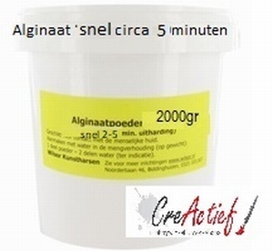 Wilsor 4200/2kg Alginaat SNEL 2 tot 5 min.uitharding (geel)
