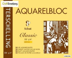Schut Aquarelblok 300 grams Terschelling Classic 24x30cm