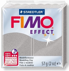 Fimo Soft 8020-817 effect Parelmoer Zilver