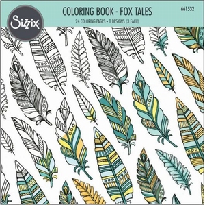 Sizzix Coloring Book 661532 Fox Tales, Jen Long