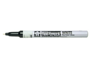 Verlengen Gluren incident Sakura Pen-Touch permanent marker Wit fijn 42300(SE) - fijn 1.0mm