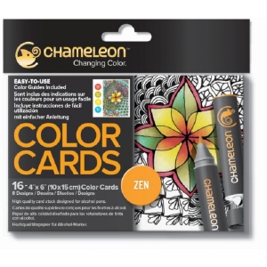Chameleon CC0103 embossed Color Cards Zen