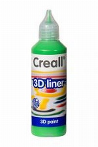 Creall 3D paint liner 09 Groen Op=Op