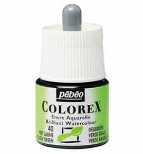 Pebeo Colorex Brilliant Watercolour 341-040 Yellow Green