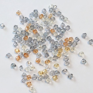 H&CFun 10211-0401 Acryl Diamond Beads Licht blauw mix