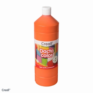 Creall Dactacolor 1000ml plakkaatverf 02074-04-Oranje