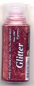 H&C Fun 12142-4213 Glitter Fine strooipotje Rood