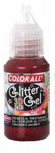 Collall/Colorall 3D Deco Glittergel DG04 Rood