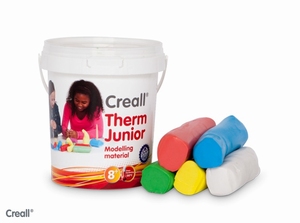 Creall 03015 Therm Junior polymer klei 5 kleuren 500gr.
