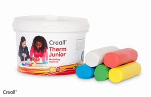 Creall 03018 Therm Junior polymer klei 5 kleuren 2000gr