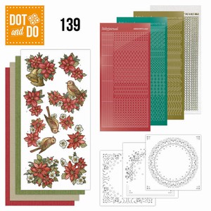 DOT & DO set DODO139 Poinsettia Christmas