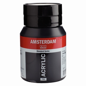 Talens Amsterdam standard acrylverf 500ml;702 Lampenzwart