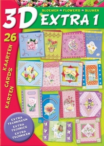3D Extra 01 Bloemenkaarten boek