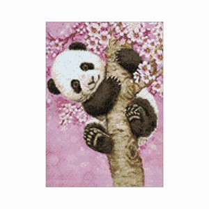 xDiamond Painting pakket WD076 Sweet-panda canvas