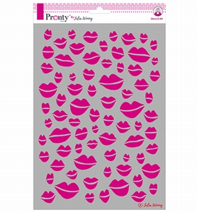 Pronty 470765004 Julia Woning stencil Kisses