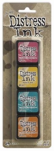 Ranger Distress Ink mini kit 1 TDPK40316 set van 4 stuks