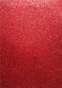 EVA Foam glitter sheets H&C12315-1534 Red/Rood  A4/1vel