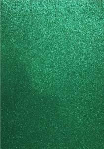EVA Foam glitter sheets H&C12315-1535 Green A4/1 vel