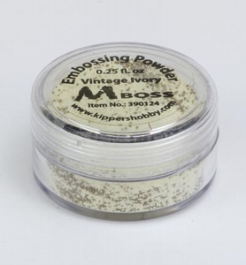 Mboss Embossing powder 390124 Vintage Ivory