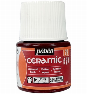 Pebeo Ceramic verf 025-029 Ruby
