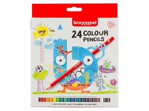 Bruynzeel 60112003 Kids 24 Colour pencils, in karton