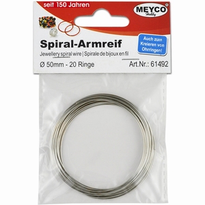 Meyco 61492 Spiral-Armreif/Spiraal armband/Memory Wire