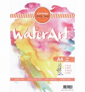 Kippershobby 1070 WaterArt Aquarelpapier A4 12 sheets 300grs