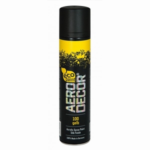 Aero Decor ECO Acrylic spray paint 100 Geel 525200