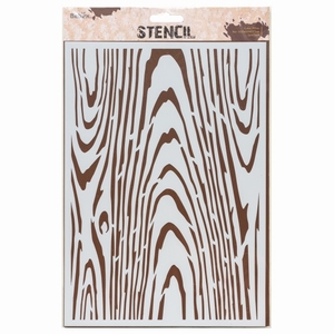 Stencil/Sjabloon AMI234464 Wood A4