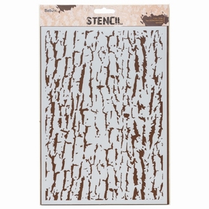 Stencil/Sjabloon AMI234440 Tree Bark A4