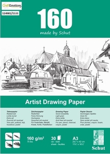 Schut Artist Drawing paper bloc 1533 /160grams/30vel/A3