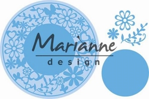 Marianne LR0574 Creatables Flower Frame round