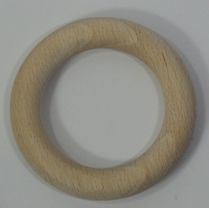 Houten ring beuken  70mm/12mm dikte 810102-0070