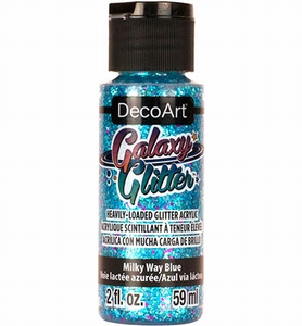 DecoArt Galaxy Glitter acrylverf DGG05 Milky Way Blue