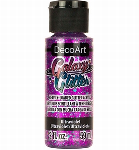 DecoArt Galaxy Glitter acrylverf DGG06 Ultraviolet