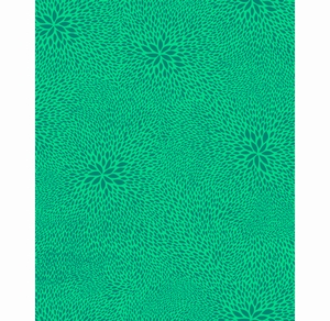 Decopatch papier FDA651 Groen - Blauw met bloemmotief