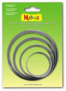 Makins Clay 36501 Cutterset groot  Round / Rond 4 stuks
